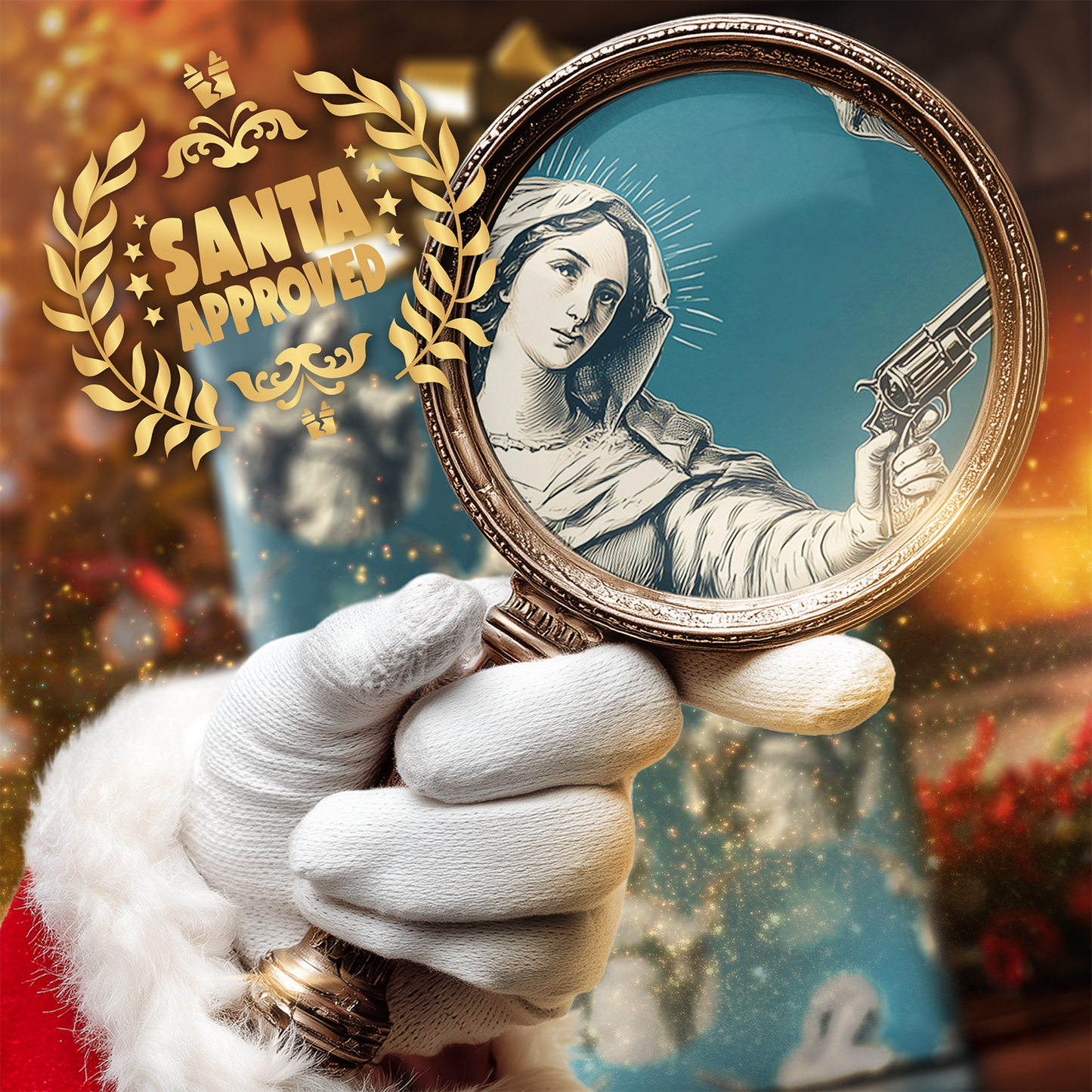 Pistol Mary Christmas Wrapping Paper